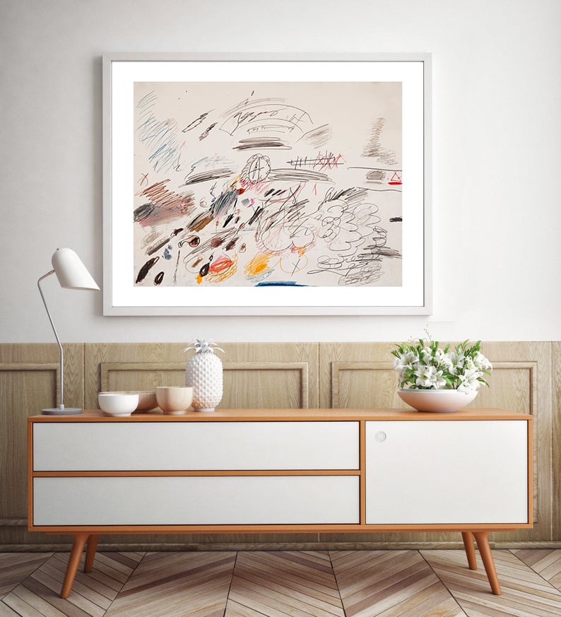 Cy Twombly - Untitled, 1963-64, Giclee Print, Abstract Cy Twombly - Untitled, 1963-64, Giclee Print, Abstract